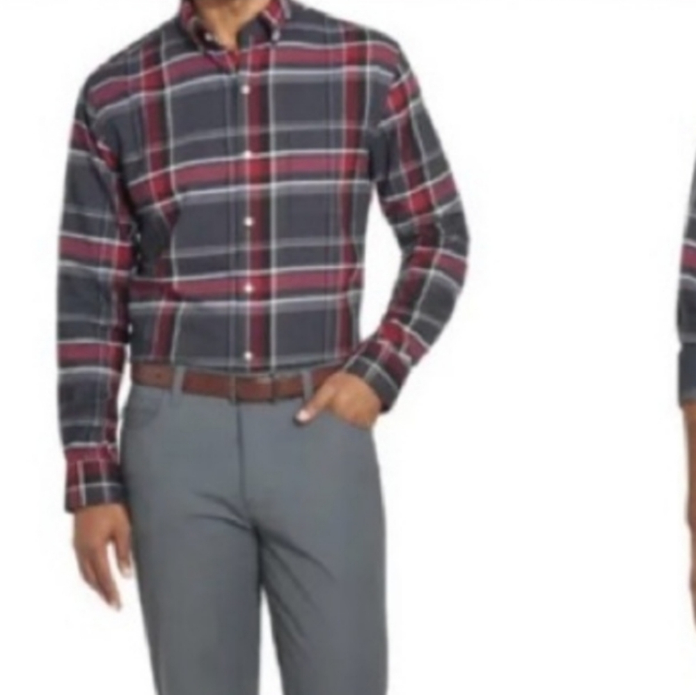 Van Heusen Shirt Stain Shield Long Sleeve Regular Fit size 2XL